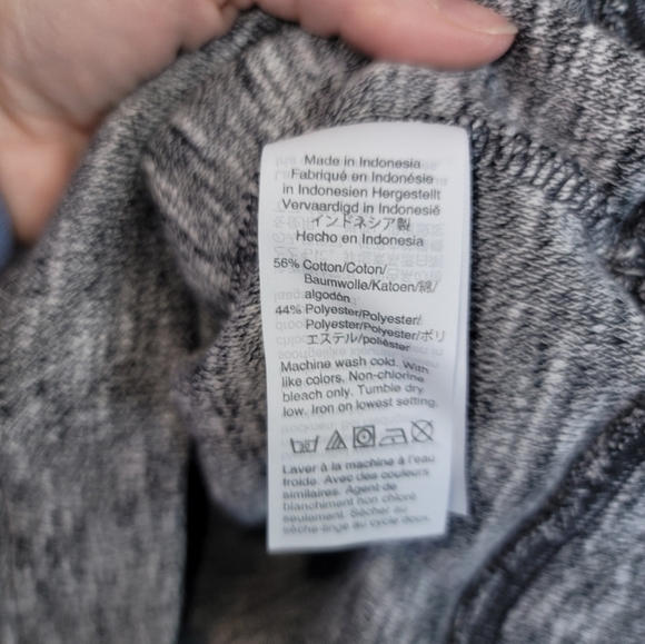 MADEWELL Textured Crewneck Gray Sweatshirt, sz Small - Picture 8 of 15